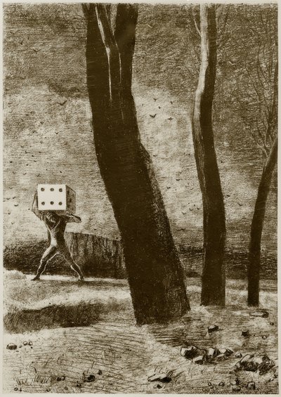 The Player by Odilon Redon